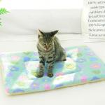 Dog Bed Mat–Soft & Comfortable Puppy Kennel Pad for Crate–Durable Crate Bed & Mat for Dogs & Cats–Ideal for Crate Use (Purple-Star, L:27x19inch, Suit 27 lb Pets)