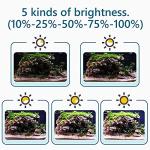 hygger Clip On 24/7 Lighting Aquarium LED Light,Sunrise-Daylight-Moonlight and DIY Mode, Adjustable Timer/Brightness Fish Tank Light with 7 Colors for Planted Tank (14W for 12~20in Tank)