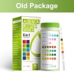 AAwipes 8-in-1 Aquarium Test Kit for Fish Tanks - Quick & Accurate Water Testing Strips for Aquariums & Ponds. Tests pH, Ammonia, Alkalinity, Hardness, Chlorine, etc. (K02-50)