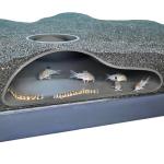 Aquarium Underground Tunnel Cave Natural Curve | Viewing Fish & Shrimp Under Gravel Tunnel | Fish Tank Decor Decoration Hideout Perfect for Corydora Catfish, Kuhli Loach, Clown Loach, Pleco