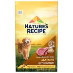 Nature’s Recipe Mature Lamb & Brown Rice Recipe Dry Dog Food, 24 lb. Bag