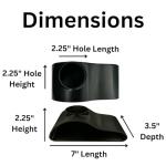 Aquarium Underground Tunnel Cave Natural Curve | Viewing Fish & Shrimp Under Gravel Tunnel | Fish Tank Decor Decoration Hideout Perfect for Corydora Catfish, Kuhli Loach, Clown Loach, Pleco