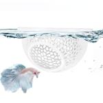 Floating Betta Hide & Shrimp Cave – All-in-One Aquarium Hammock, Feeder, and Safe Resting Spot for Stress-Free Fish Tanks