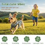 Hillban 9 Pcs Dog Shirts for Small Dogs Male Summer Camouflage Sleeveless Dog T Shirts Puppy Tank Top Breathable Pet Vest Stretchy Dogs Clothes for Daily Wear(Chest 20" Neck 15" Back 14")