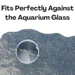 Aquarium Underground Tunnel Cave Natural Curve | Viewing Fish & Shrimp Under Gravel Tunnel | Fish Tank Decor Decoration Hideout Perfect for Corydora Catfish, Kuhli Loach, Clown Loach, Pleco