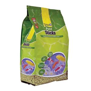 TetraPond Pond Sticks Pond Fish Food for Goldfish and Koi, Healthy Nutrition Clear Water Pond Food