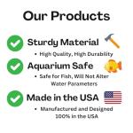 Aquarium Underground Tunnel Cave Natural Curve | Viewing Fish & Shrimp Under Gravel Tunnel | Fish Tank Decor Decoration Hideout Perfect for Corydora Catfish, Kuhli Loach, Clown Loach, Pleco