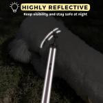 FURRYFECTION Reflective Dog Collar and Leash Set with Quick Release Buckle, Padded with Neoprene Adjustable Nylon Dog Collar for Small Medium and Large Dogs (Medium Collar+5FT Leash, Pink)