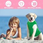 Silkfly 39 Pieces Summer Breathable Dog Shirts Pet Blank Clothes Plain Puppy Shirt Blank Costume for Pet(Large)