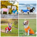 Silkfly 39 Pieces Summer Breathable Dog Shirts Pet Blank Clothes Plain Puppy Shirt Blank Costume for Pet(Large)