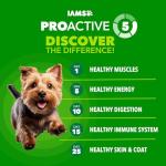IAMS Proactive Health Dry Dog Food for Small Breeds, Adult Dog Food Dry Recipe, 15 lb. Bag