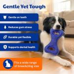 American Kennel Club AKC Sport Double Tug Dog Chew Toy for Aggressive Chewers – TPR Foam Dog Toy – Vanilla Scented – Durable and Lightweight Teething Toy – Assorted