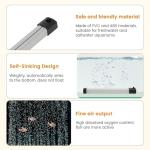 hygger Aquarium Bubble Strip, Nano Air Bubble Curtain Wall Aquarium Air Stone Kit, Quiet High Dissolved Oxygen Diffuser Fish Tank Bubbler Decorations for Freshwater Saltwater (5.9 Inch)