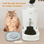 Gravity cat Feeder by Petmagic is a 3.6L Large-Capacity cat Food and Water Bowl Set. This Two-piece Set is Suitable for pet Feeding, Including Small and Medium-Sized Dogs, Kittens.