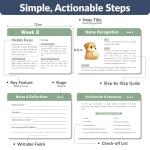 Puppy Training Cards - Complete Raising Dog Kit with Clicker - Replaces Dog Training Book & Journal - 50 Stage by Stage Guide Cards (8 Weeks to 2 Years)