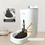 Gravity cat Feeder by Petmagic is a 3.6L Large-Capacity cat Food and Water Bowl Set. This Two-piece Set is Suitable for pet Feeding, Including Small and Medium-Sized Dogs, Kittens.