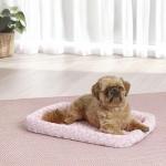 MidWest Homes for Pets QuietTime Fashion Dog Bed - Pink Faux Fur Bolster, Ultra-Soft and Machine Washable, Fits 24-Inch Crates and Carriers, for Small Breed Dogs