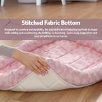 MidWest Homes for Pets QuietTime Fashion Dog Bed - Pink Faux Fur Bolster, Ultra-Soft and Machine Washable, Fits 24-Inch Crates and Carriers, for Small Breed Dogs