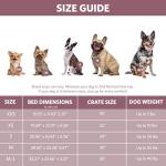 MidWest Homes for Pets QuietTime Fashion Dog Bed - Pink Faux Fur Bolster, Ultra-Soft and Machine Washable, Fits 24-Inch Crates and Carriers, for Small Breed Dogs