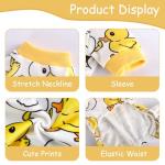 Yikeyo Dog Pajamas for Small Dogs Girl Boy, Yorkie Chihuahua Pjs, Stretchable Pet Apparel, Doggie Clothes Teacup, Soft Doggy Sleepwear Outfit, Comfortable Puppy Jumpsuit (Duck, Small)