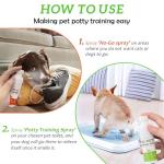 Ruidehut Dog Potty Training Spray & NO-GO Area Spray, Safe & Effective Puppy Pee Spray, Helps Train Puppies & Dogs Where to Potty, Indoor and Outdoor House Training Tool, 1.69 Fl Oz Each