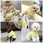 AXIIJGL Dog Tshirts for Small Dogs Polo Shirt Stretchy Dog T Shirt Breathable Dogs Cooling Vest Sweatshirts Girl Boy Puppy Dachshund French Bulldog Frenchie Chihuahua Pet Clothes
