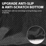 CLKHOWL Washable Dog Bed Plush Dog Crate Beds for Large, Medium, Small Size Dogs, Anti-Slip Soft Comfy Pet Kennel Pad, Fits Crate Mat and Cat Bed Mat (Grey, 25.59x19.68 inch)