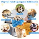 Letsmeet Dog Toys for Puppy Toys, Interactive Plush Dog Toy with Squeaker and Crinkle Paper, Suitable for Reducing Boredom and Anxiety, Cute Pet Toy for Small, Medium and Large Dogs