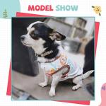 HRTTSY Small Dog Shirt Cute Puppy Cat T Shirts Clothes Soft Cotton Sleeveless Tee Shirts for Small Dogs Cats Doggy Vest Tee Shirt Chihuahua Yorkie Shih Tzu Pet Apparels(Coffee Monkey,S)