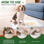 Dog Potty Training Spray for Dogs & Puppies, No-Go Spray & Here Potty Training Spray, Helps Stop Marking & Supports Housebreaking, Safe Gentle Formula, Indoor Outdoor Training Aid - 3.38 fl oz 2 PCS