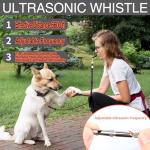 Qishiyi Dog Training Kit,Includes Pet Training Waist,Bag 2 Dog Training Clickers,Treat Pouch,Ultrasonic Silent Whistle,2 in 1 Whistle Clicker Clicker,Training Guide Booklet,2 Dog Poop Bags (Black)