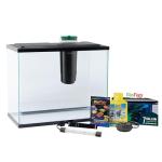 GloFish Aquarium Starter Kit, 6.6 Gallon Fish Tank, Includes Blue & White LED Lights, Tetra Whisper Bio-Bag Filter & Thermometer