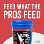 Blue Ridge Koi Fish Food 14lb - Koi Food 3/16” Platinum Pro Formula Goldfish Food, Premium Fish Food for Ponds, Ponds Fish Food, Floating Pond Pellet