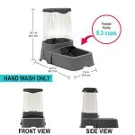 Sport Pet Gravity Feeder and Waterer, Small