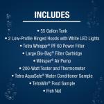 Tetra Complete LED Aquarium 55 Gallons, Includes LED Lighting, Filtration, Heater and Accessories