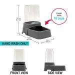 Sport Pet Gravity Feeder and Waterer, Small