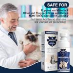 JAMBOS 2 Bottles Cat Deterrent Spray – Natural, Non-Toxic Anti-Scratch Spray for Cats & Kittens – Indoor & Outdoor Pet Training Aid – Furniture & Carpet Protector (Blue, M)