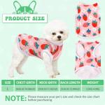 Paterr 25 Pcs Dog Shirts Printed Puppy Clothes Breathable Cartoon T Shirt for Dog Soft Puppy Clothing Lovely Pet Shirts Outfits for Pet Dogs Cats Summer Party Holiday, 25 Styles (Size: L)
