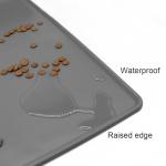 Marchul Dog Feeder and Water Dispenser, Automatic Gravity Dog Food Dispenser, Pet Food Dispenser Set for Small Medium Dogs Puppy Kitten (1 Gallon / 3.8L with Silicone Mat)