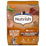 Nutrish Rachael Ray Healthy Weight Adult Dry Dog Food Real Turkey, Brown Rice & Venison Recipe, 12 lb. Bag