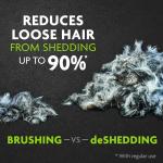 FURminator Undercoat Deshedding Tool for Dogs, Deshedding Brush for Dogs, Removes Loose Hair and Combats Dog Shedding