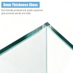 XDPET Ultra Clear Glass Aquarium Thickened Large Fish Tank -Suitable for High-end Fish Enthusiasts (29 Gallon)