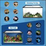 XDPET Ultra Clear Glass Aquarium Thickened Large Fish Tank -Suitable for High-end Fish Enthusiasts (29 Gallon)