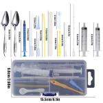 14 pcs Baby Bird Feeding Syringe Set, Small Bird Feeding Hand Feeding Tubes Kit, Parrot Feeder Food Feeding & Watering Supplies for Baby Birds Small Pet