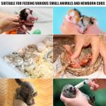 14 pcs Baby Bird Feeding Syringe Set, Small Bird Feeding Hand Feeding Tubes Kit, Parrot Feeder Food Feeding & Watering Supplies for Baby Birds Small Pet