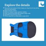 RC Pet Products Cascade Dog Coat, Essential All Weather Dog Jacket, Size 12, Arctic Blue