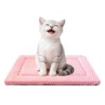 Dog Bed Mat - Dog Crate Pad - Reversible Mat for Pet Comfort - Soft Bed Crate Pads with Dual-Sided Design for All Seasons (Pink, 18" L x 14" W x 1.5" Th)