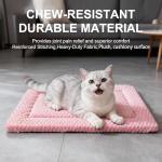 Dog Bed Mat - Dog Crate Pad - Reversible Mat for Pet Comfort - Soft Bed Crate Pads with Dual-Sided Design for All Seasons (Pink, 18" L x 14" W x 1.5" Th)