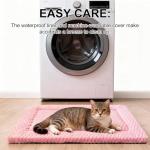 Dog Bed Mat - Dog Crate Pad - Reversible Mat for Pet Comfort - Soft Bed Crate Pads with Dual-Sided Design for All Seasons (Pink, 18" L x 14" W x 1.5" Th)