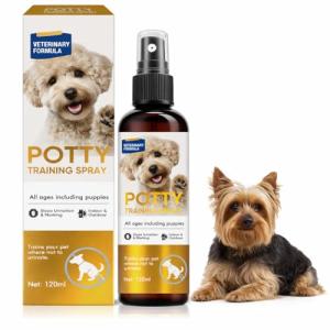 KFQHBQ Potty Training Spray for Dogs, Advanced Dog Spray for Indoor Housebreaking, Dog Pee Spray with Pheromone Attractant, Effective Potty Training Aid for Puppies & Adult Canines, 120ml